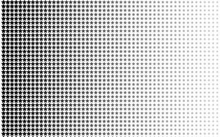 Abstract background with stars half tone vector
