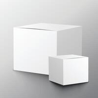 White cubes. Box. illustration. illustration of 3d cubes, Flying cubes, abstraction from three-dimensional figures, space with cubes, 3d objects vector