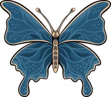 Beautiful classic style butterfly vector