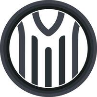 men's t-shirt with bold stripes logo vector