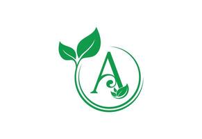 Initial Alphabet Letter A logo design, design concept vector