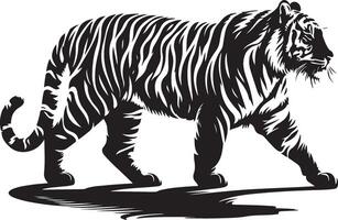 Tiger Silhouette illustration vector