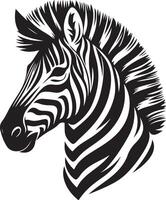 Zebra Silhouette illustration vector
