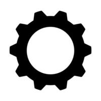 Gear Parameter or setting icon symbol. illustration vector
