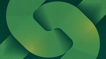 Geometric Green Background with Diagonal Stripes and Gradients. Minimalist Backdrop. Abstract modern lines design illustration. vector