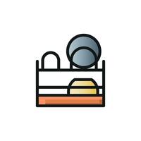 Dish drainer icon design templates simple and modern vector