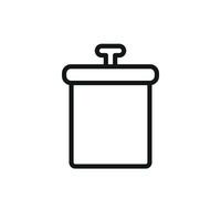 Canister icon design templates simple and modern vector