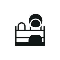 Dish drainer icon design templates simple and modern vector