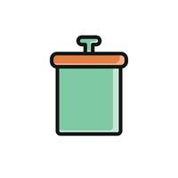 Canister icon design templates simple and modern vector