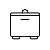 Freezer icon design templates simple and modern vector
