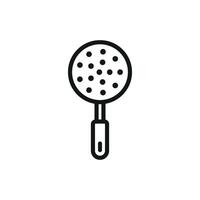 Colander kitchen icon design templates simple and modern vector