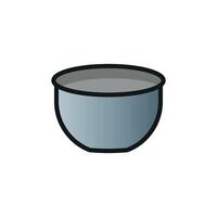 Mixing bowl kitchen icon design templates simple and modern vector