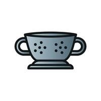 Colander kitchen icon design templates simple and modern vector