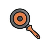 Frying pan icon design templates simple and modern vector