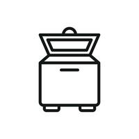 Freezer icon design templates simple and modern vector
