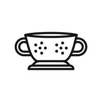 Colander kitchen icon design templates simple and modern vector