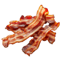 Bacon slices Isolated on transparent background png