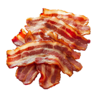 Bacon slices Isolated on transparent background png