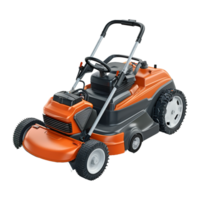 Lawn mower isolated on transparent background png