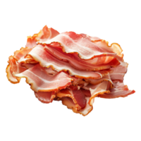 Bacon slices Isolated on transparent background png