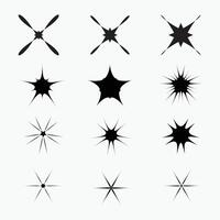 Star Spark Shape vector
