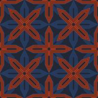 abstract star lines and geometric arrows seamless pattern vector