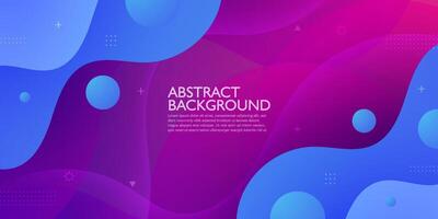 Modern abstract fluid background with blue and purple color wave design background. Eps10 vector