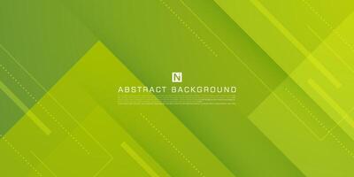 Abstract green geometric background overlap square simple pattern. Green background with trendy shapes design. Eps10 vector