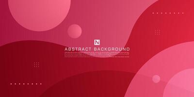 Wave background simple soft red gradient textured background design in 3D style. Eps10 vector