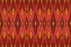 Yellow and red fabric pattern vector
