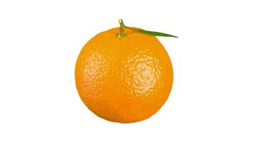 orange isolated on a white background photo