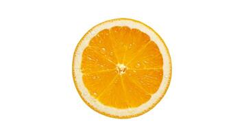 orange isolated on a white background photo