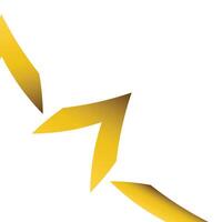 golden geometry frame corner ornament vector