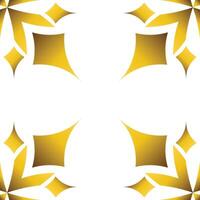 Luxury golden geometry frame design vector