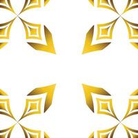 Luxury golden geometric frame design vector