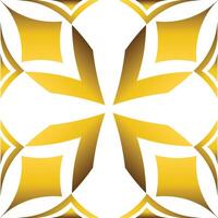 golden geometry frame design vector