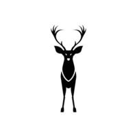 deer icon or logo design isolated sign symbol illustration. A collection of high quality black line style icons suitable for designers, web developers, displays and websites vector