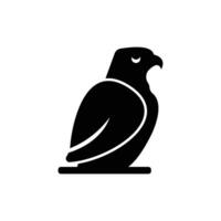 Falcon icon or logo design isolated sign symbol illustration. A collection of high quality black line style icons vector