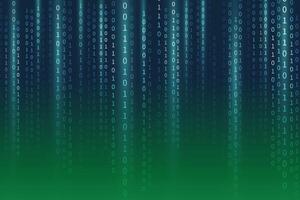 Design elements Binary computer code halftone pattern dark background vector