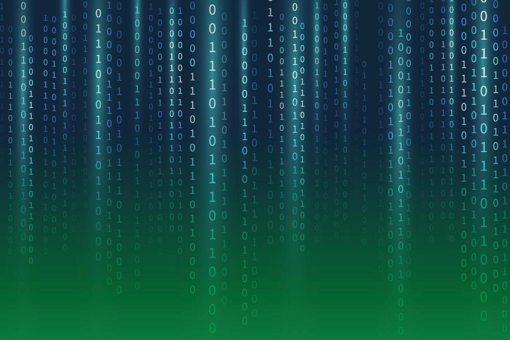 Binary Code Wave Vector Art, Icons, and Graphics for Free Download