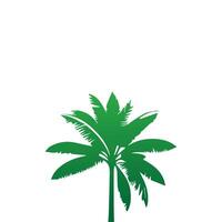 Banana Tree Silhouette Icon. Illustration of Banana Tree. Banana tree with fruit symbol. Banana tree sign. vector