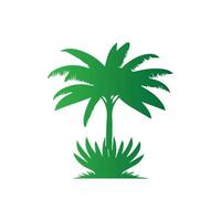 Banana Tree Silhouette Icon. Illustration of Banana Tree. Banana tree with fruit symbol. Banana tree sign. vector