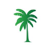 Banana Tree Silhouette Icon. Illustration of Banana Tree. Banana tree with fruit symbol. Banana tree sign. vector