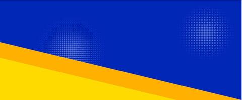 Abstract background modern hipster futuristic graphic, banner yellow and blue background vector