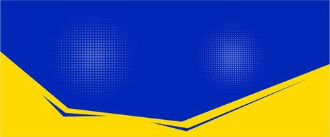 Abstract background modern hipster futuristic graphic, banner yellow and blue background vector