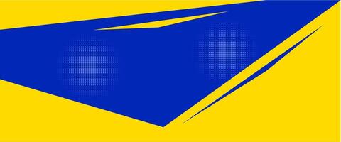 Abstract background modern hipster futuristic graphic, banner yellow and blue background vector