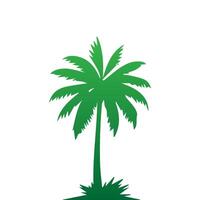 Palm and coconut tree silhouette illustrations is perfect for adding a touch of tropical paradise to your design projects. vector