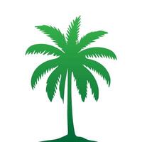Palm and coconut tree silhouette illustrations is perfect for adding a touch of tropical paradise to your design projects. vector