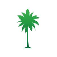 Palm and coconut tree silhouette illustrations is perfect for adding a touch of tropical paradise to your design projects. vector