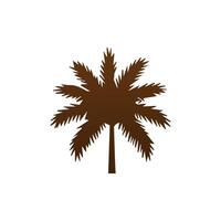 Palm and coconut tree silhouette illustrations is perfect for adding a touch of tropical paradise to your design projects. vector